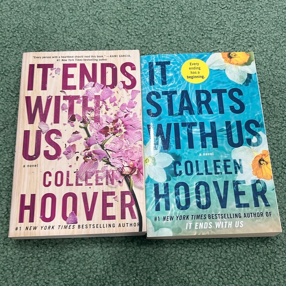 It Ends With Us and It Starts With Us by Colleen Hoover